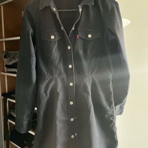 Levi's Black Denim Dress